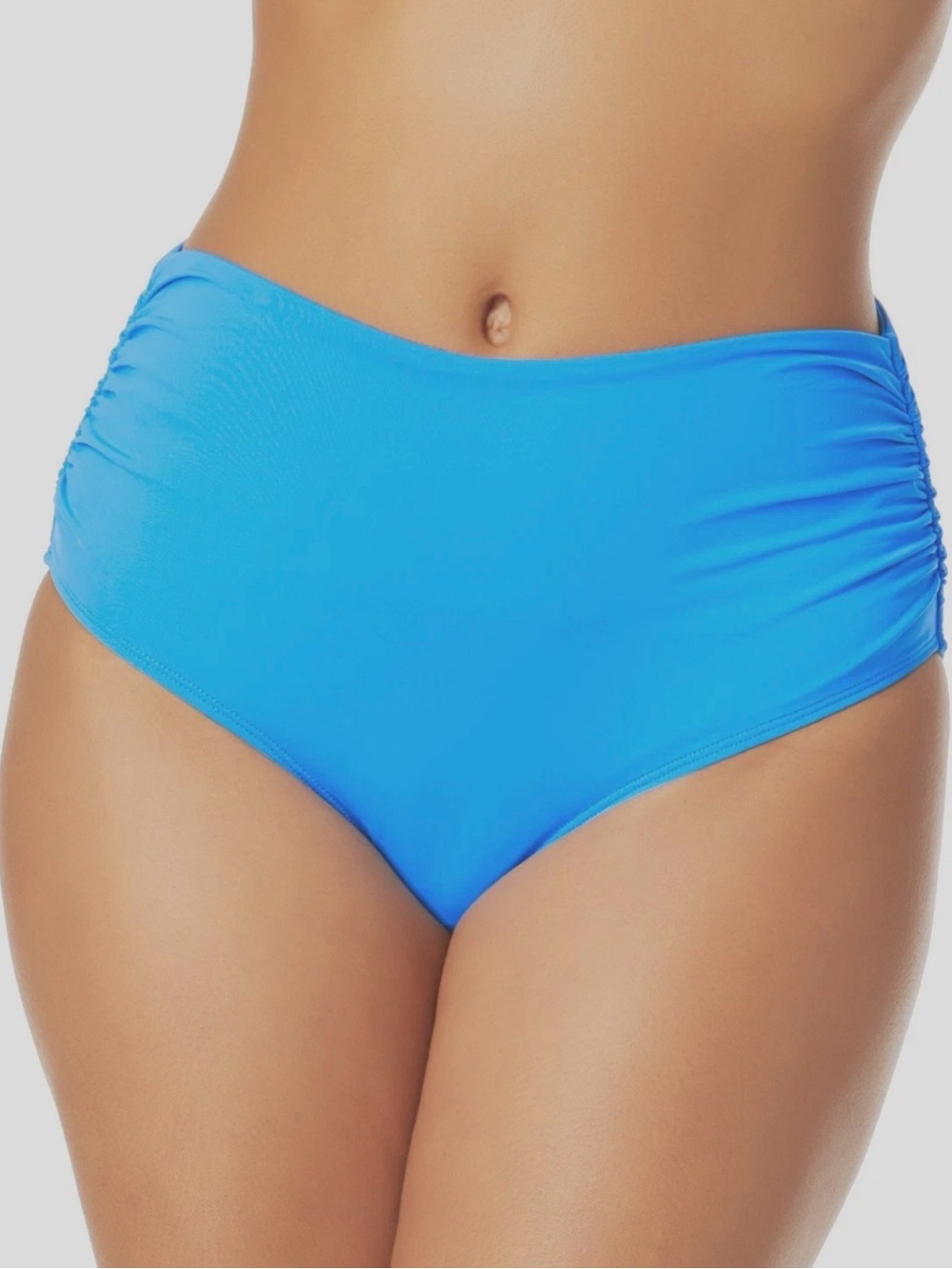 Anne Cole Women’s High-Waist Shirred Bikini Bottoms L